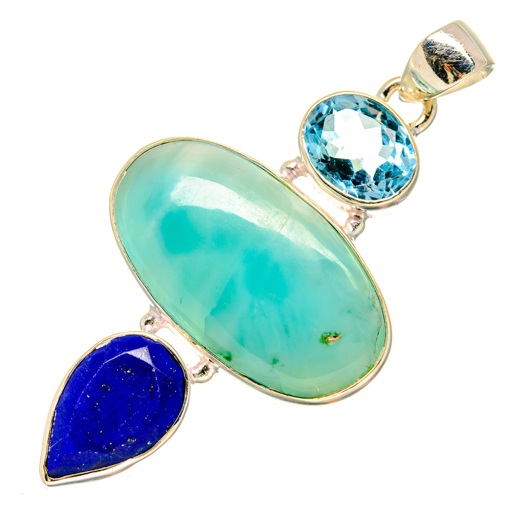 Larimar Pendants handcrafted by Anasilvercos - PD16658