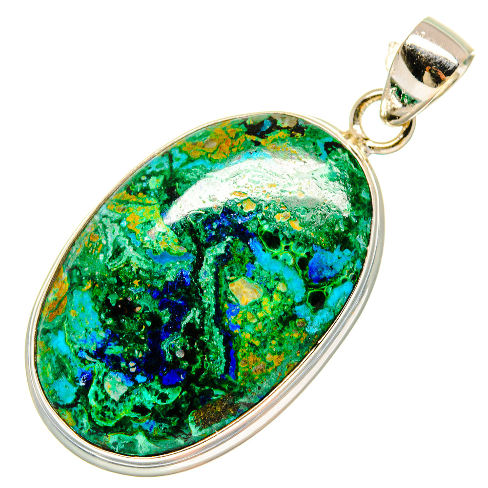 Chrysocolla Pendants handcrafted by Anasilvercos - PD16670