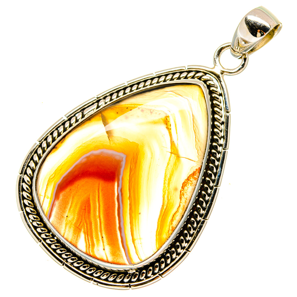 Botswana Agate Pendants handcrafted by Anasilvercos - PD16673