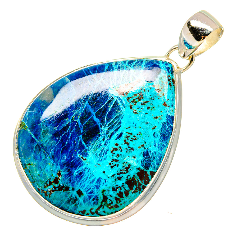 Chrysocolla Pendants handcrafted by Anasilvercos - PD16684