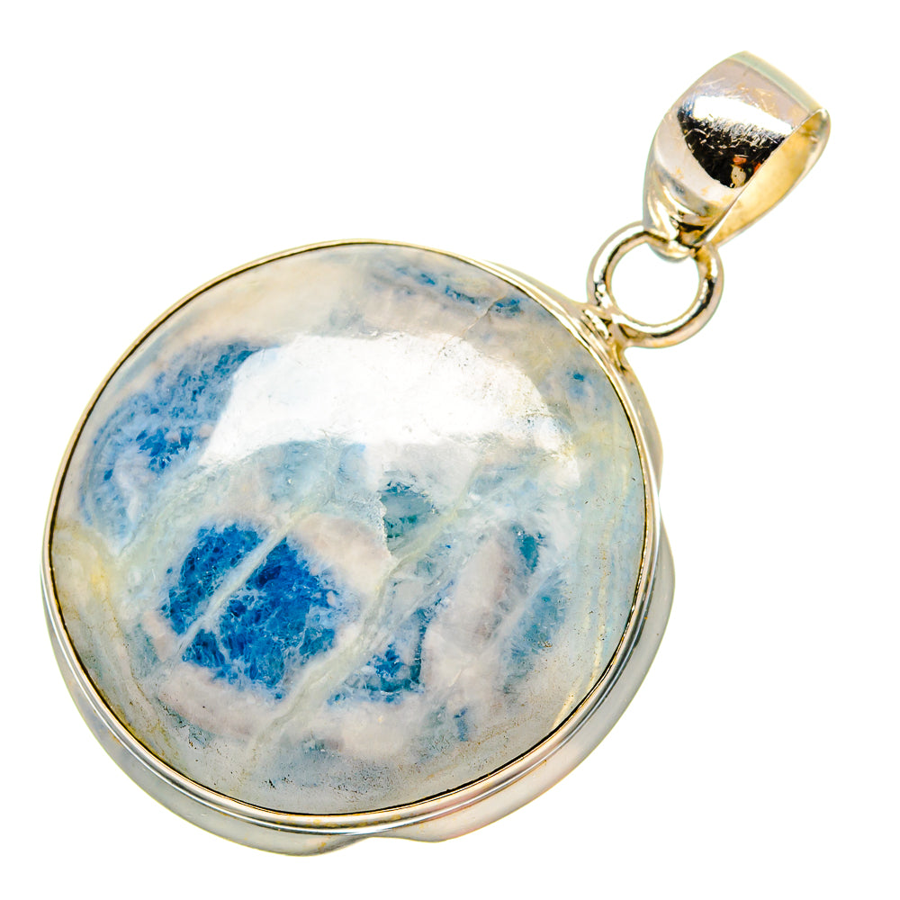 Blue Scheelite Pendants handcrafted by Anasilvercos - PD16690