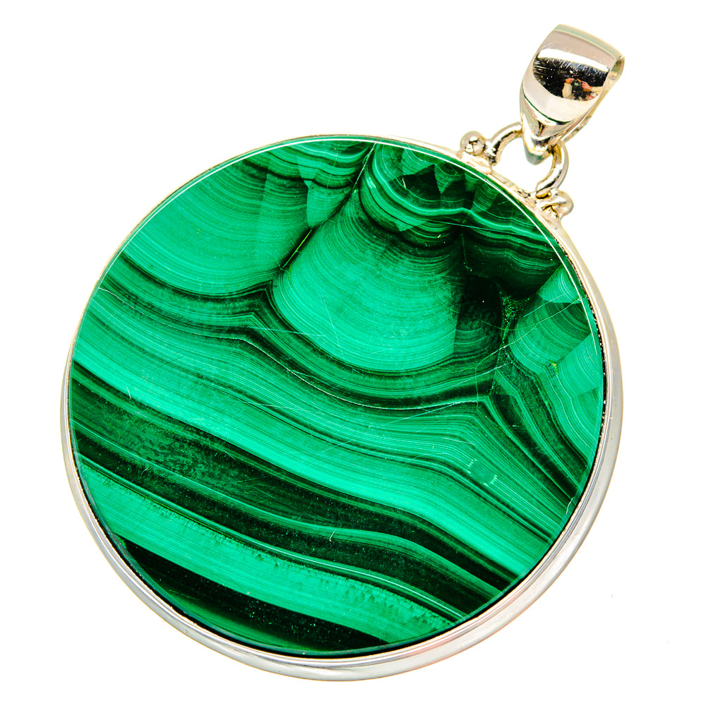 Malachite Pendants handcrafted by Anasilvercos - PD16703
