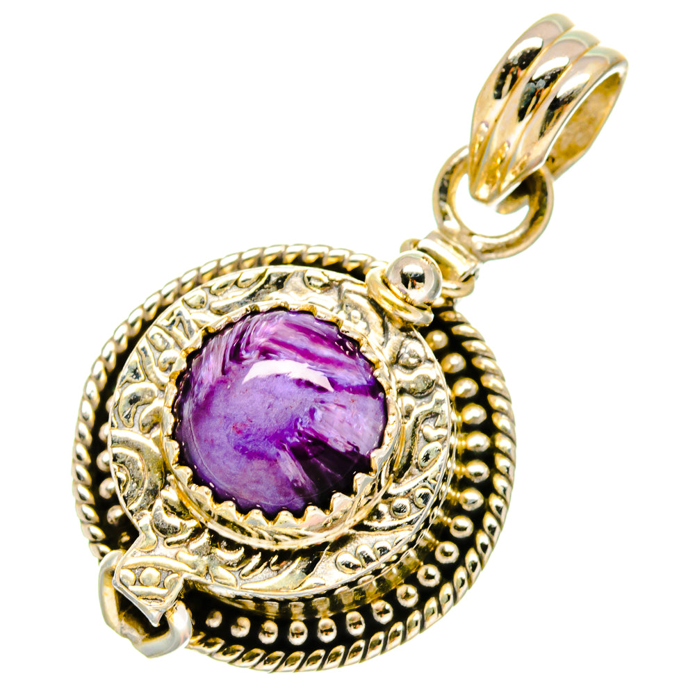 Charoite Pendants handcrafted by Anasilvercos - PD16726