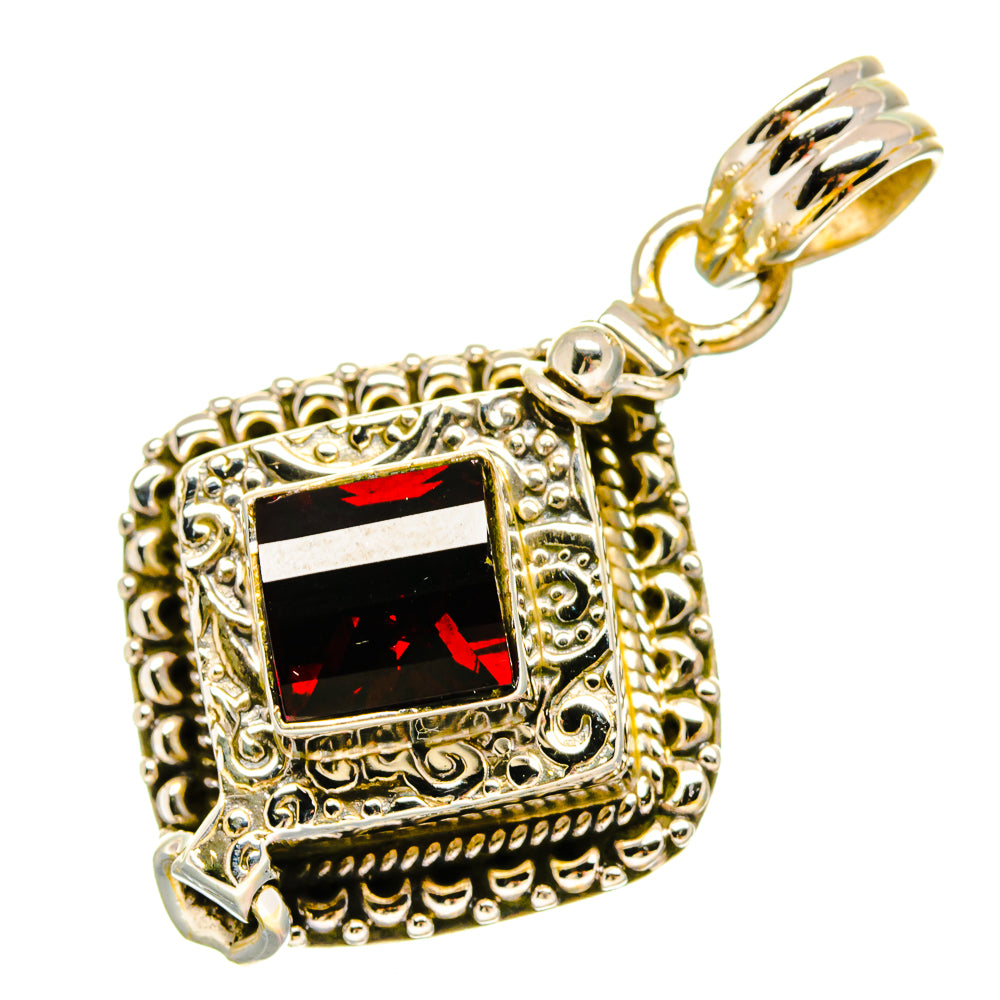 Garnet Pendants handcrafted by Anasilvercos - PD16727