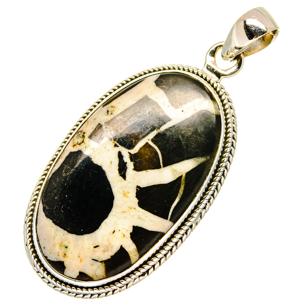 Septarian Geode Pendants handcrafted by Anasilvercos - PD16730