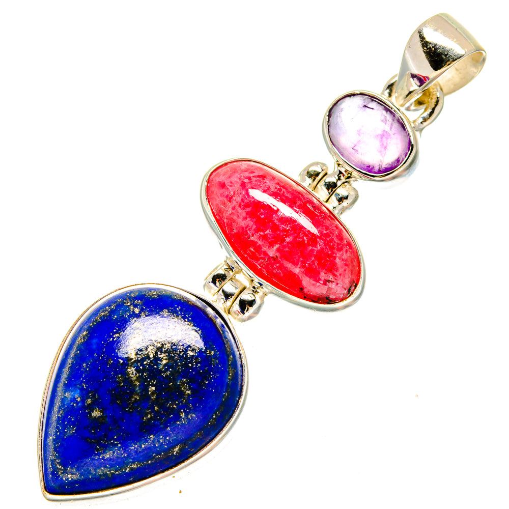 Lapis Lazuli Pendants handcrafted by Anasilvercos - PD16743