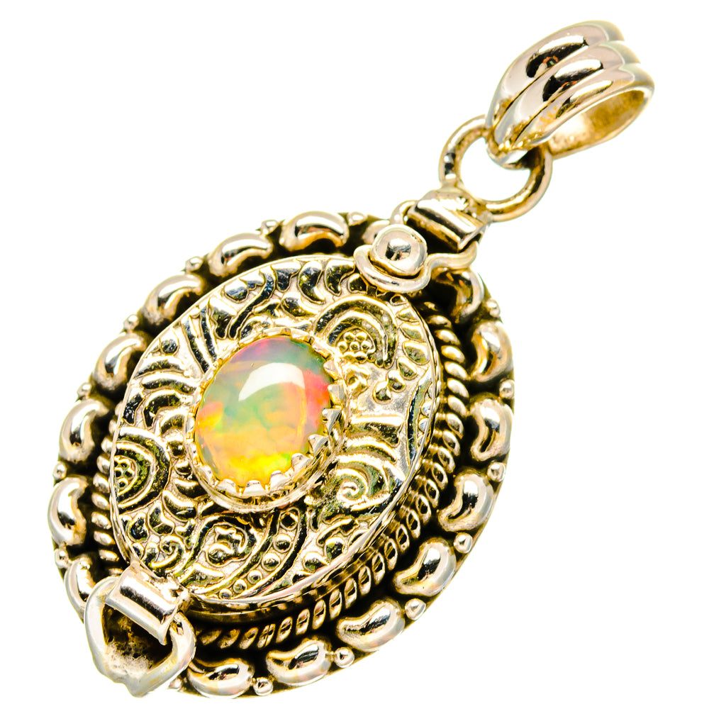 Ethiopian Opal Pendants handcrafted by Anasilvercos - PD16750