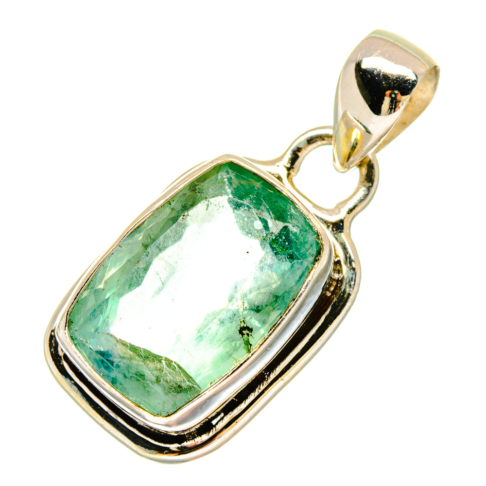 Green Fluorite Pendants handcrafted by Anasilvercos - PD16773