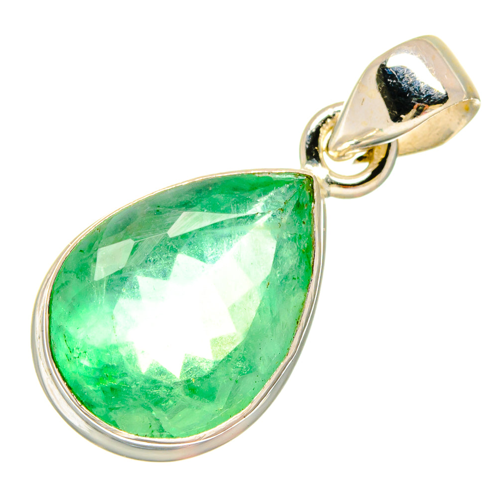 Green Fluorite Pendants handcrafted by Anasilvercos - PD16784