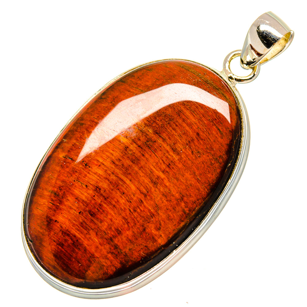 Red Tiger Eye Pendants handcrafted by Anasilvercos - PD16787