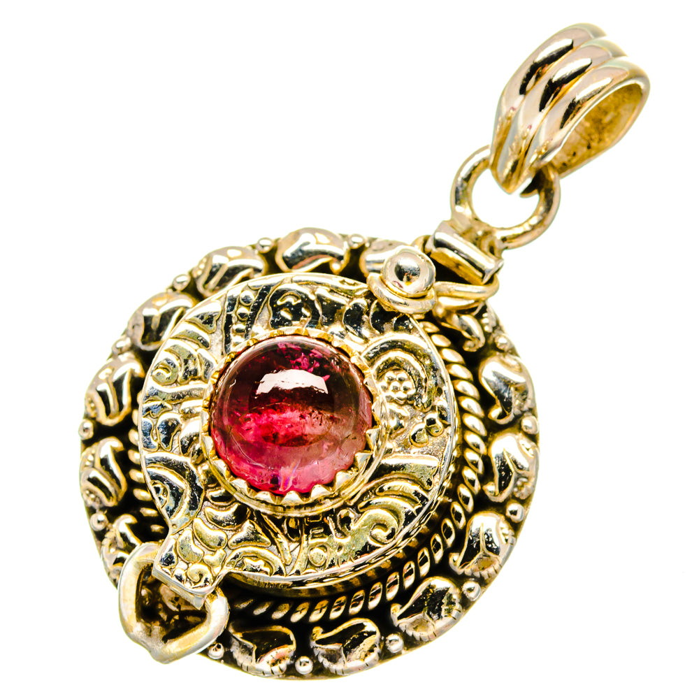 Pink Tourmaline Pendants handcrafted by Anasilvercos - PD16794