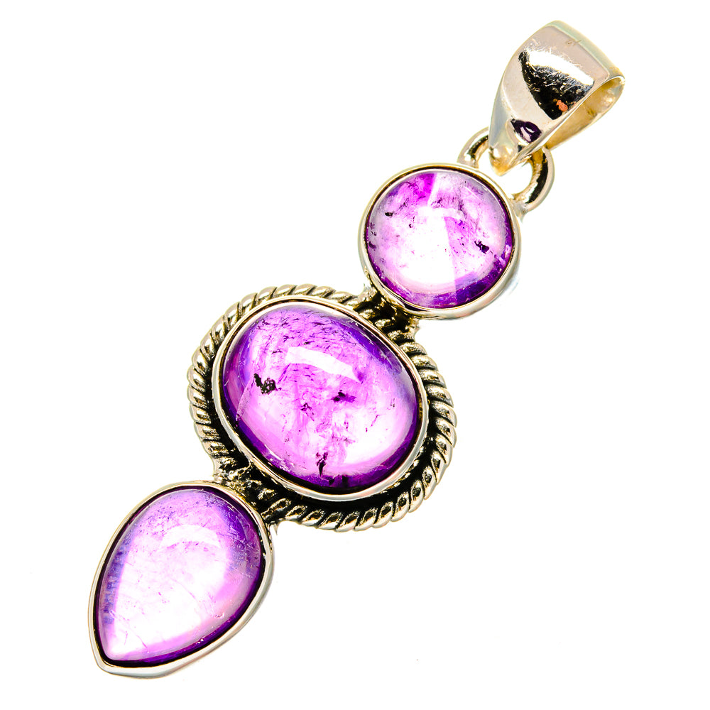 Amethyst Pendants handcrafted by Anasilvercos - PD16797