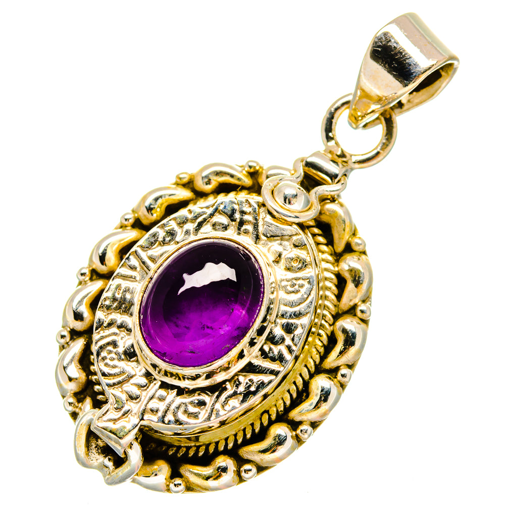 Amethyst Pendants handcrafted by Anasilvercos - PD16805