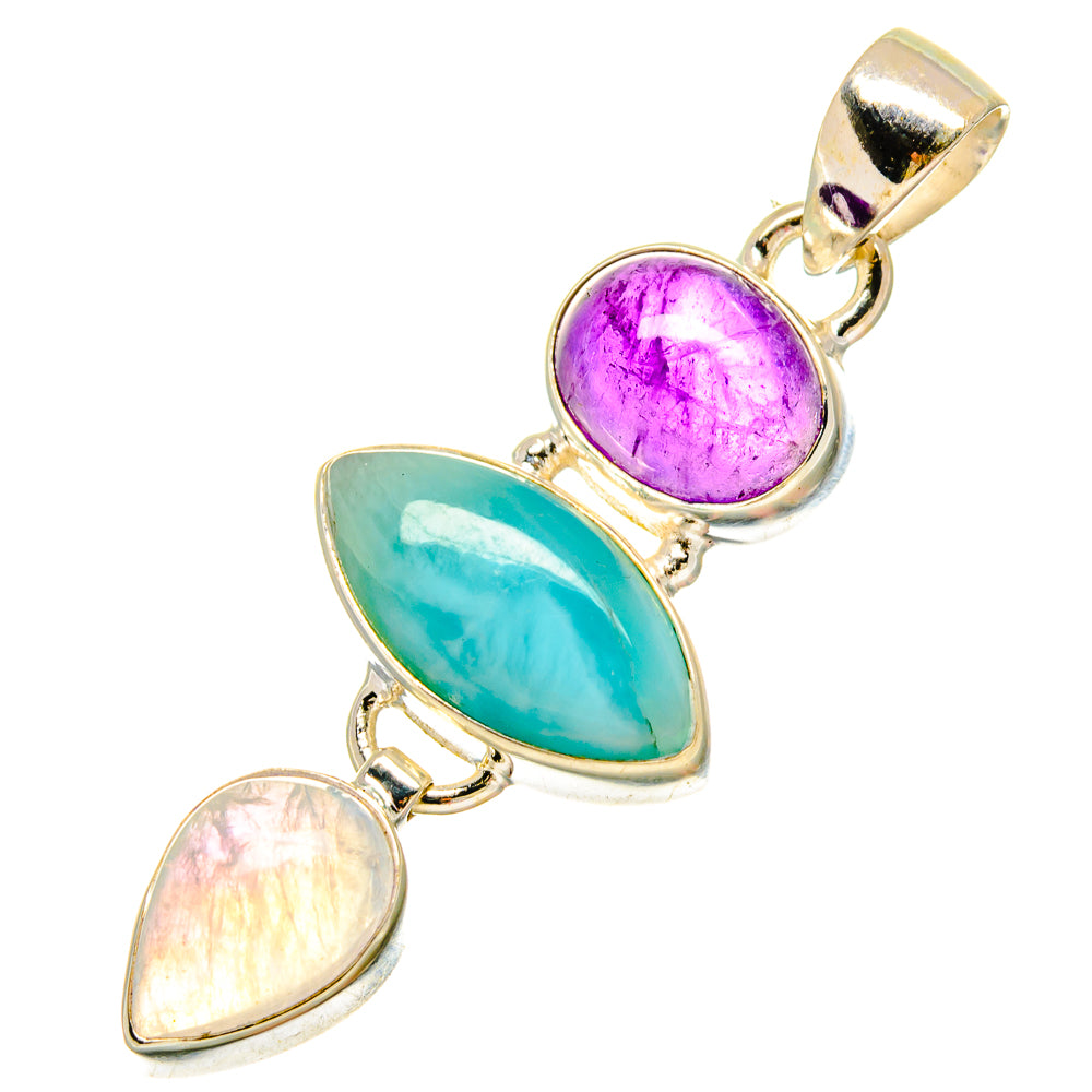 Larimar Pendants handcrafted by Anasilvercos - PD16829