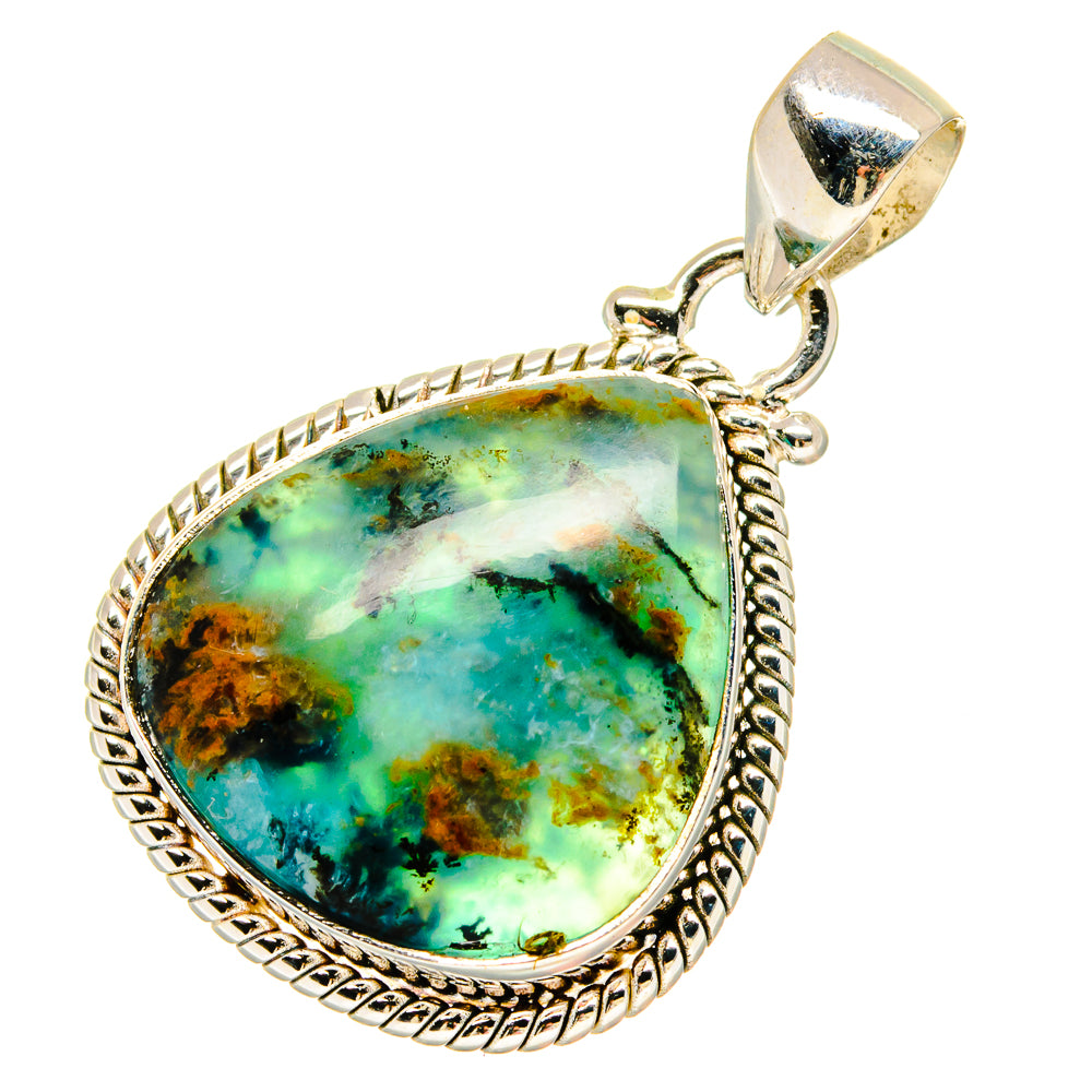 Peruvian Opal Pendants handcrafted by Anasilvercos - PD16846