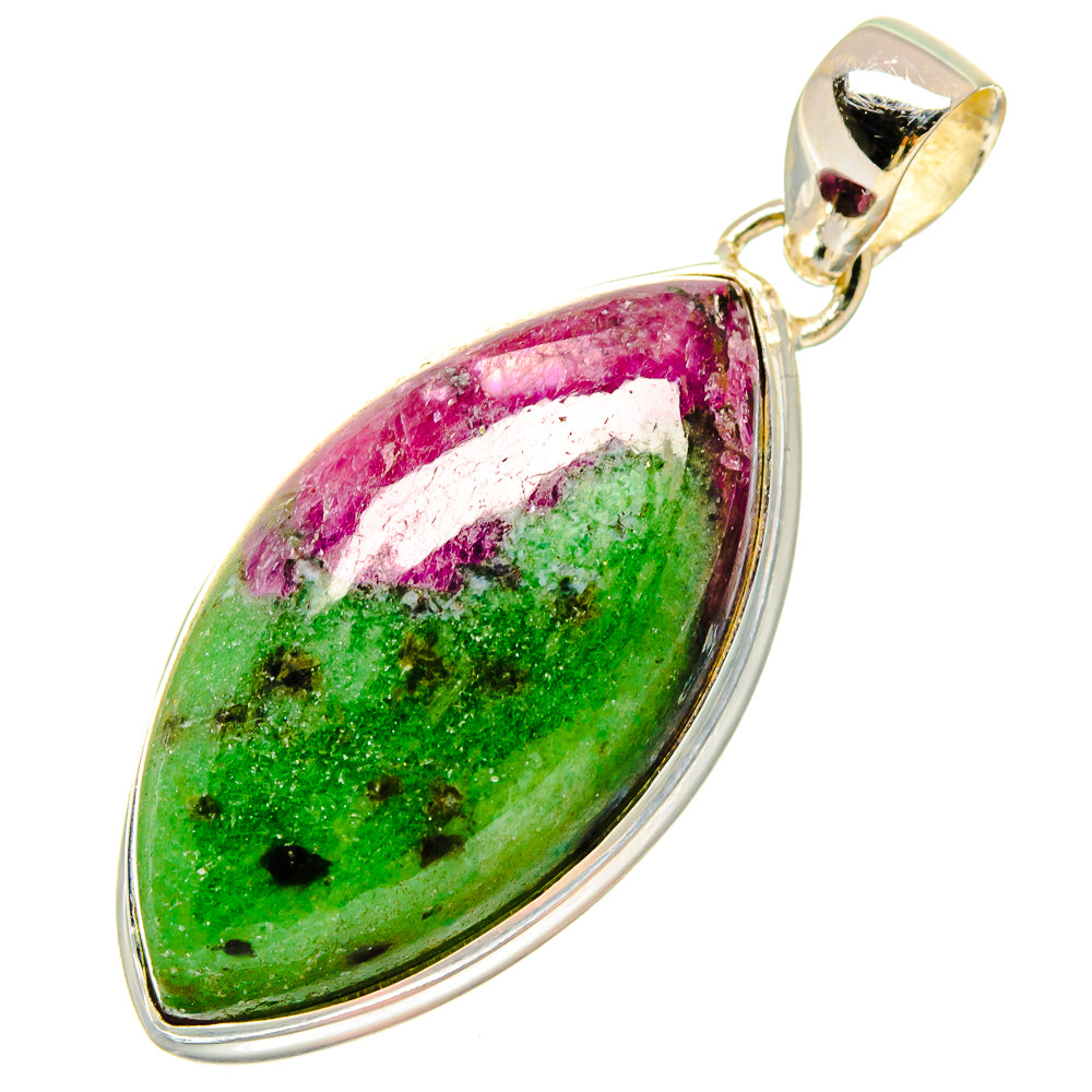Ruby Zoisite Pendants handcrafted by Anasilvercos - PD16854
