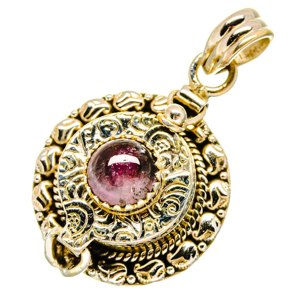 Pink Tourmaline Pendants handcrafted by Anasilvercos - PD16862
