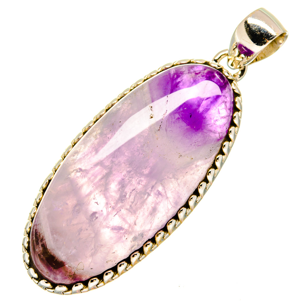 Chevron Amethyst Pendants handcrafted by Anasilvercos - PD16872