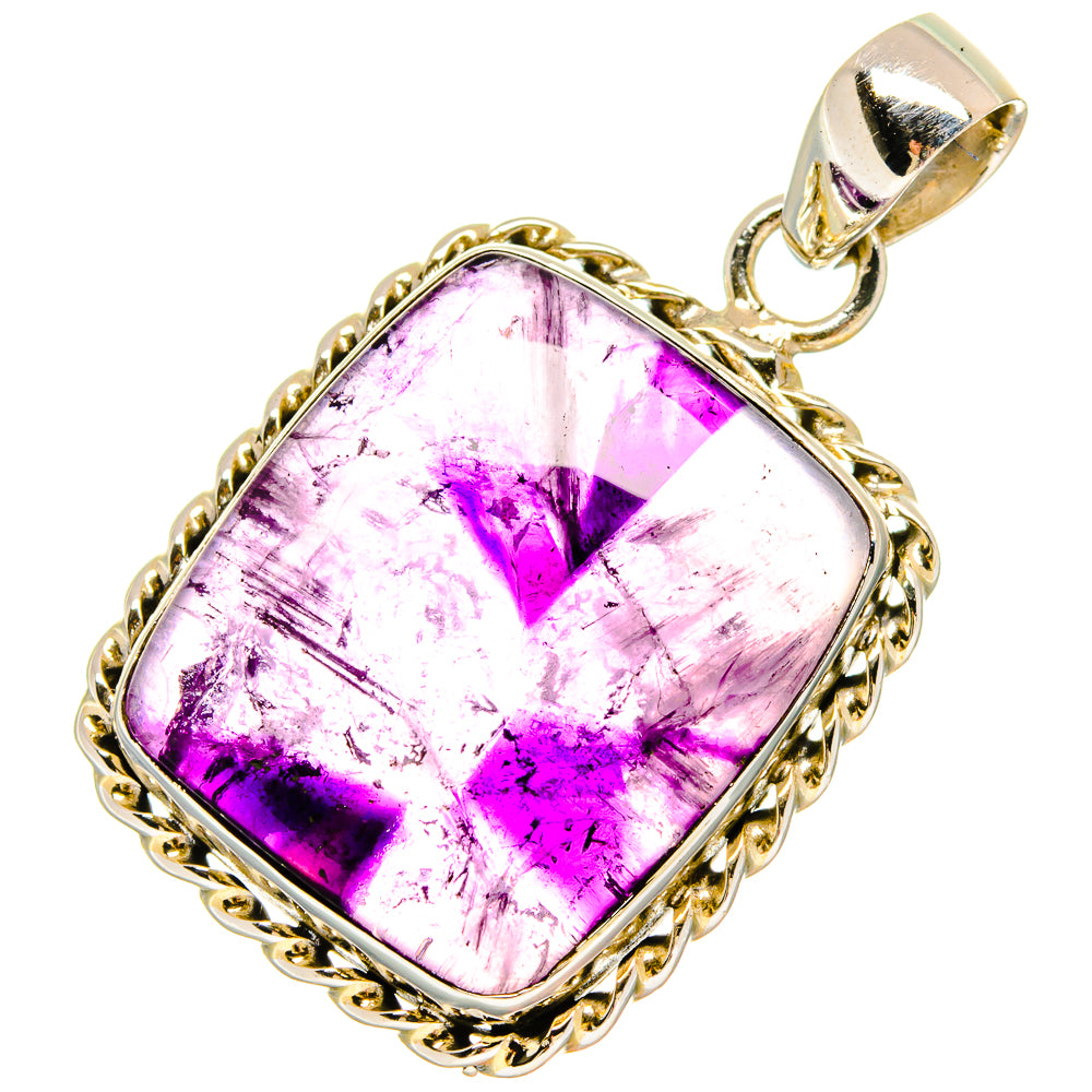 Star Amethyst Pendants handcrafted by Anasilvercos - PD16874