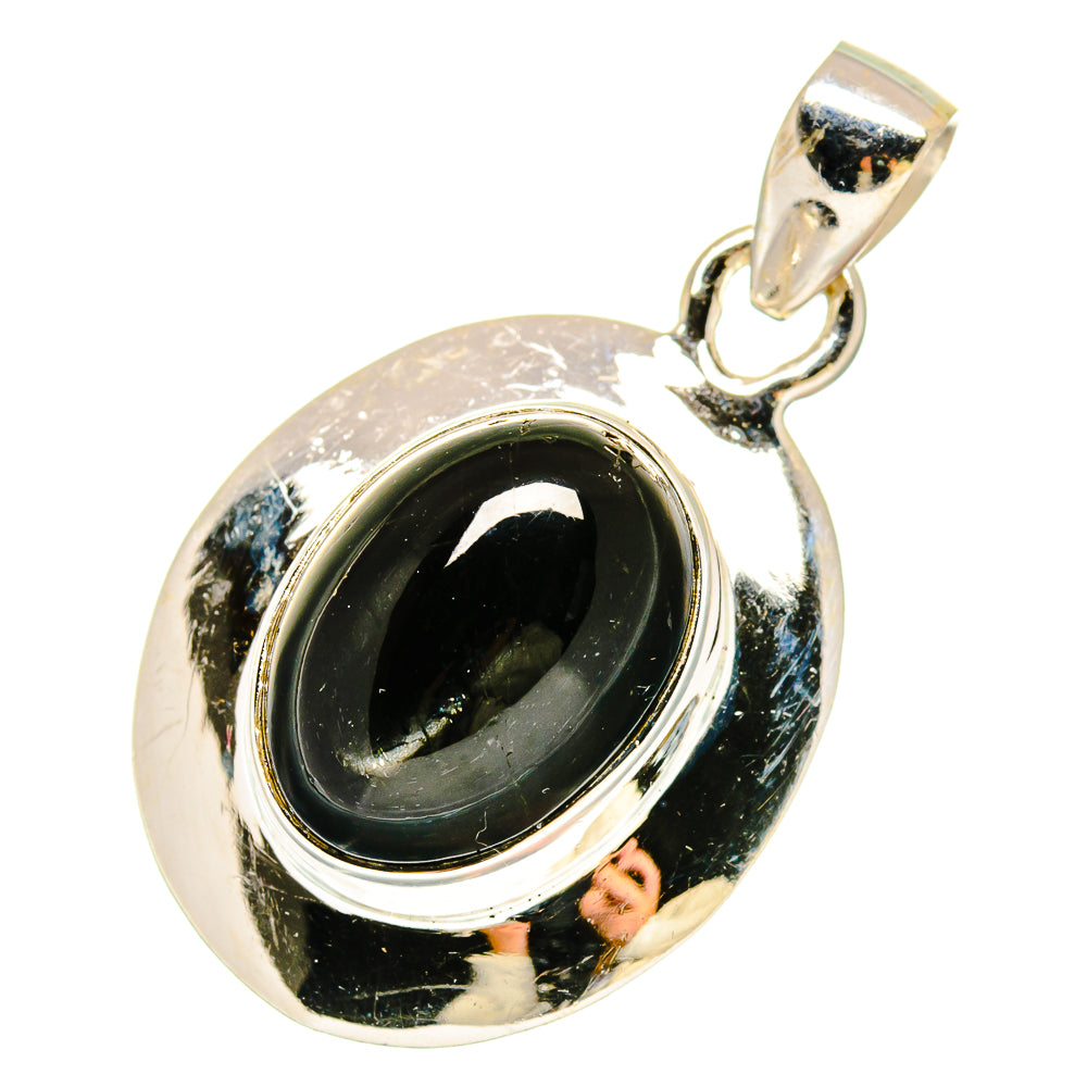 Black Onyx Pendants handcrafted by Anasilvercos - PD16881