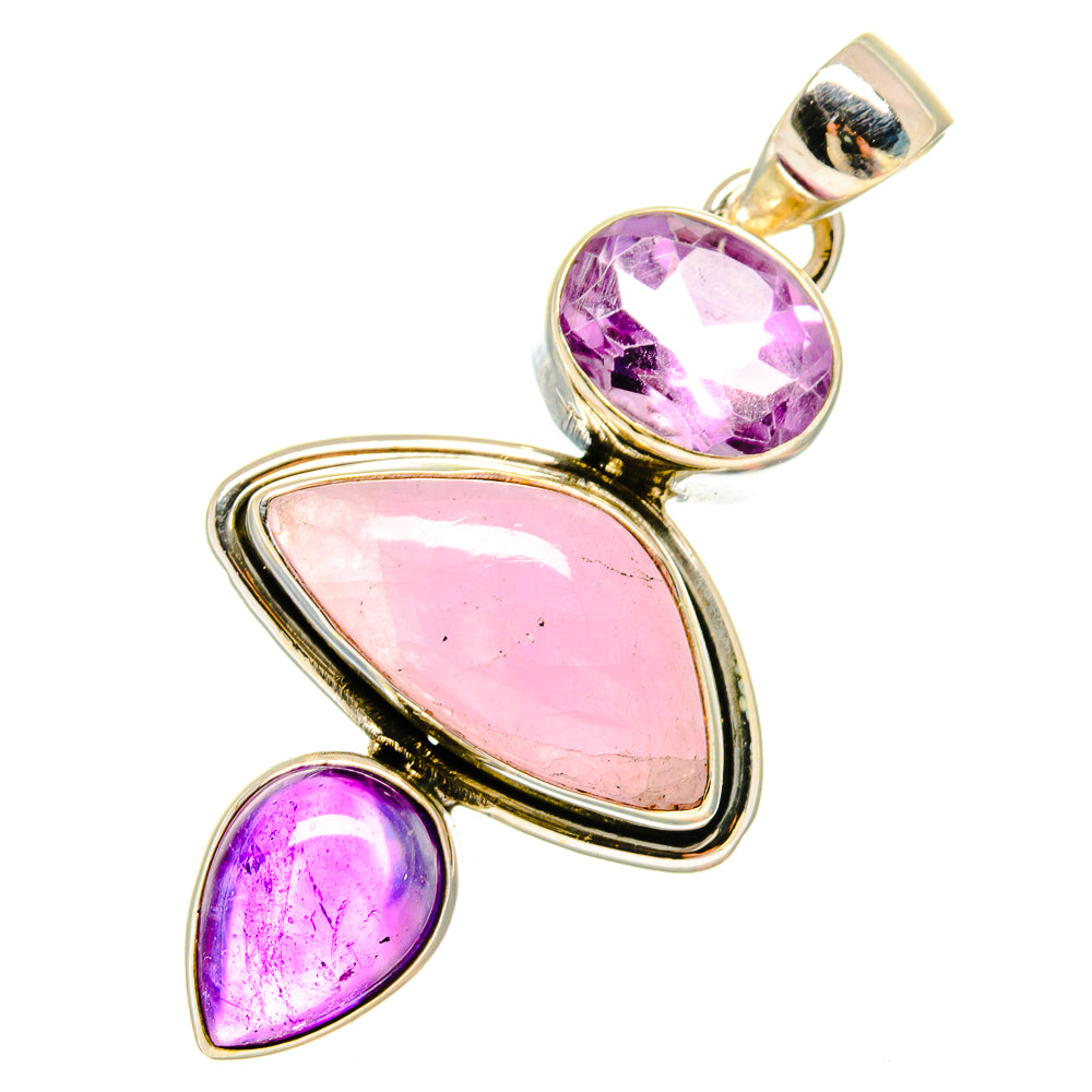 Kunzite Pendants handcrafted by Anasilvercos - PD16890