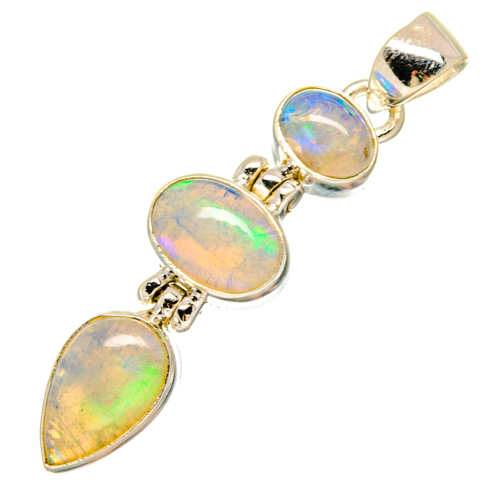 Ethiopian Opal Pendants handcrafted by Anasilvercos - PD16896