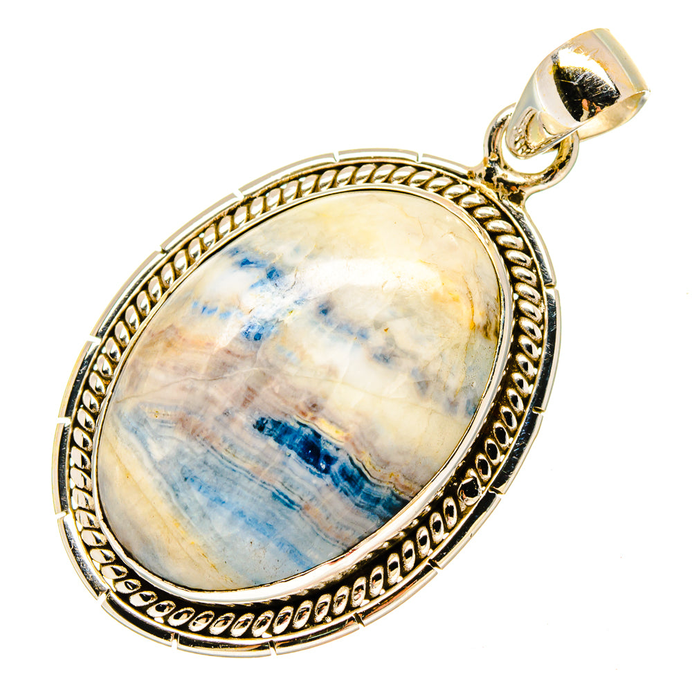 Blue Scheelite Pendants handcrafted by Anasilvercos - PD16900