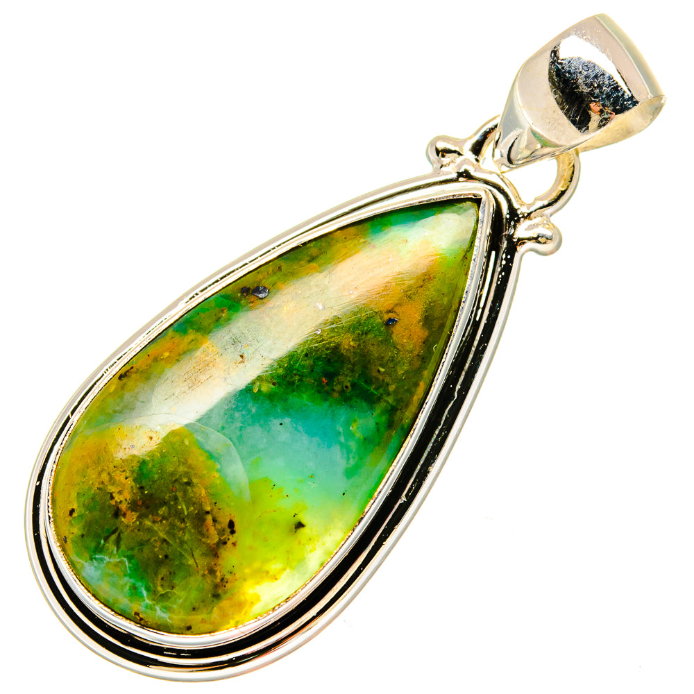 Peruvian Opal Pendants handcrafted by Anasilvercos - PD16904