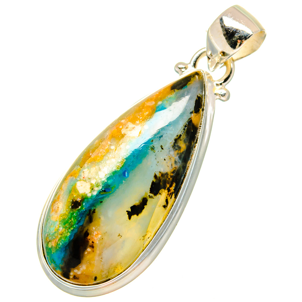 Peruvian Opal Pendants handcrafted by Anasilvercos - PD16907