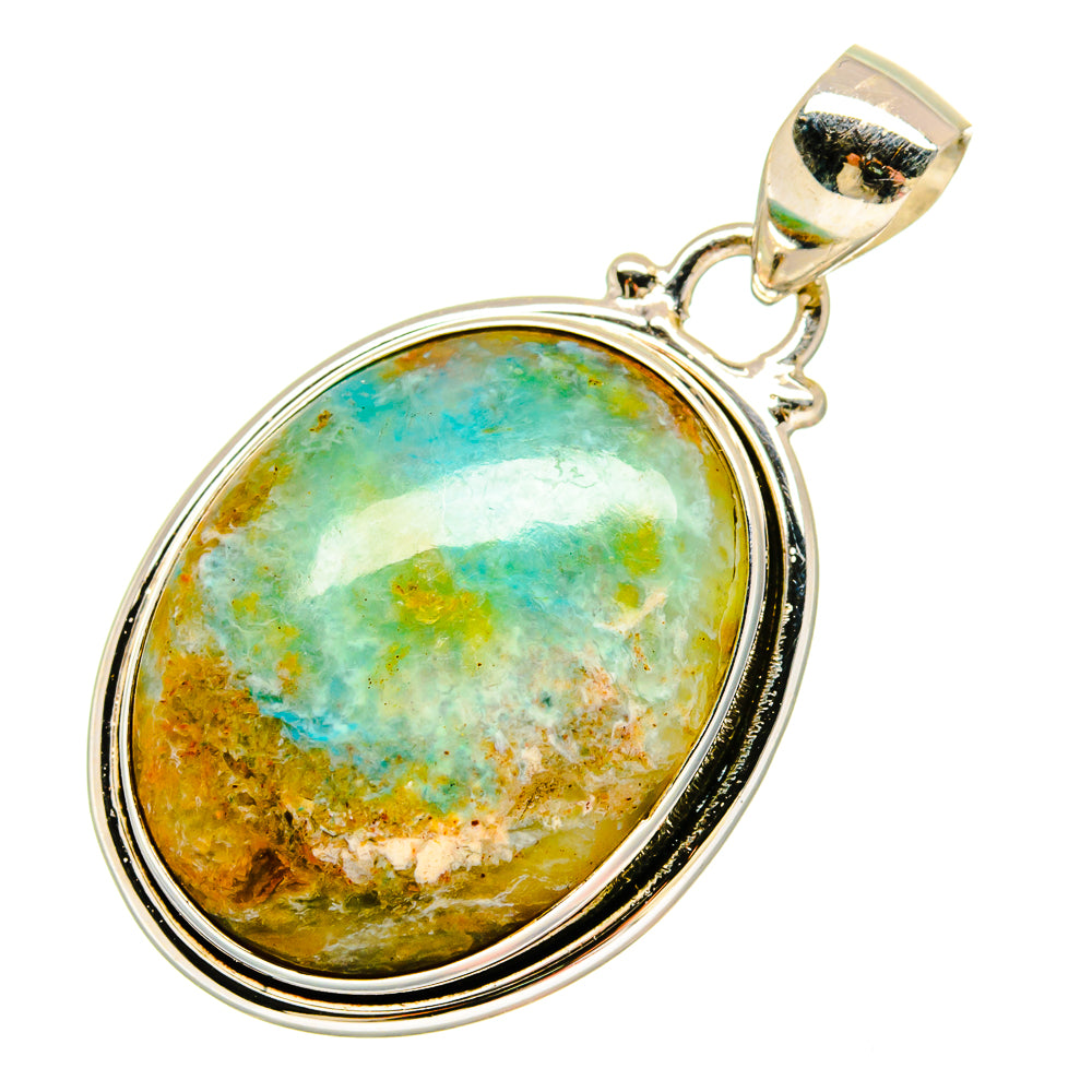 Peruvian Opal Pendants handcrafted by Anasilvercos - PD16911