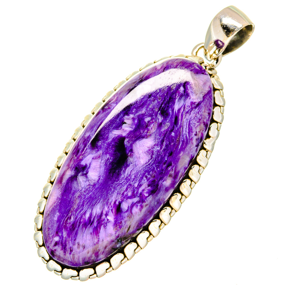 Charoite Pendants handcrafted by Anasilvercos - PD16933