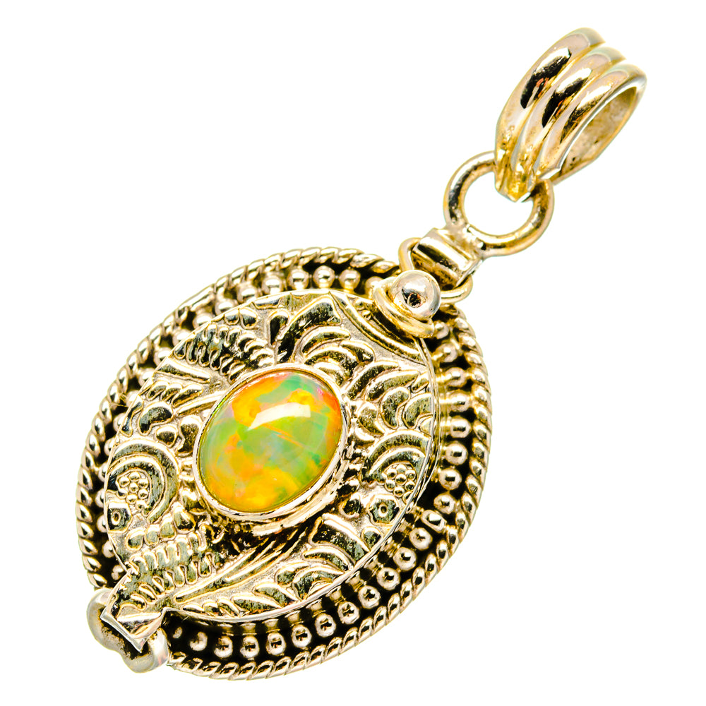 Ethiopian Opal Pendants handcrafted by Anasilvercos - PD16955