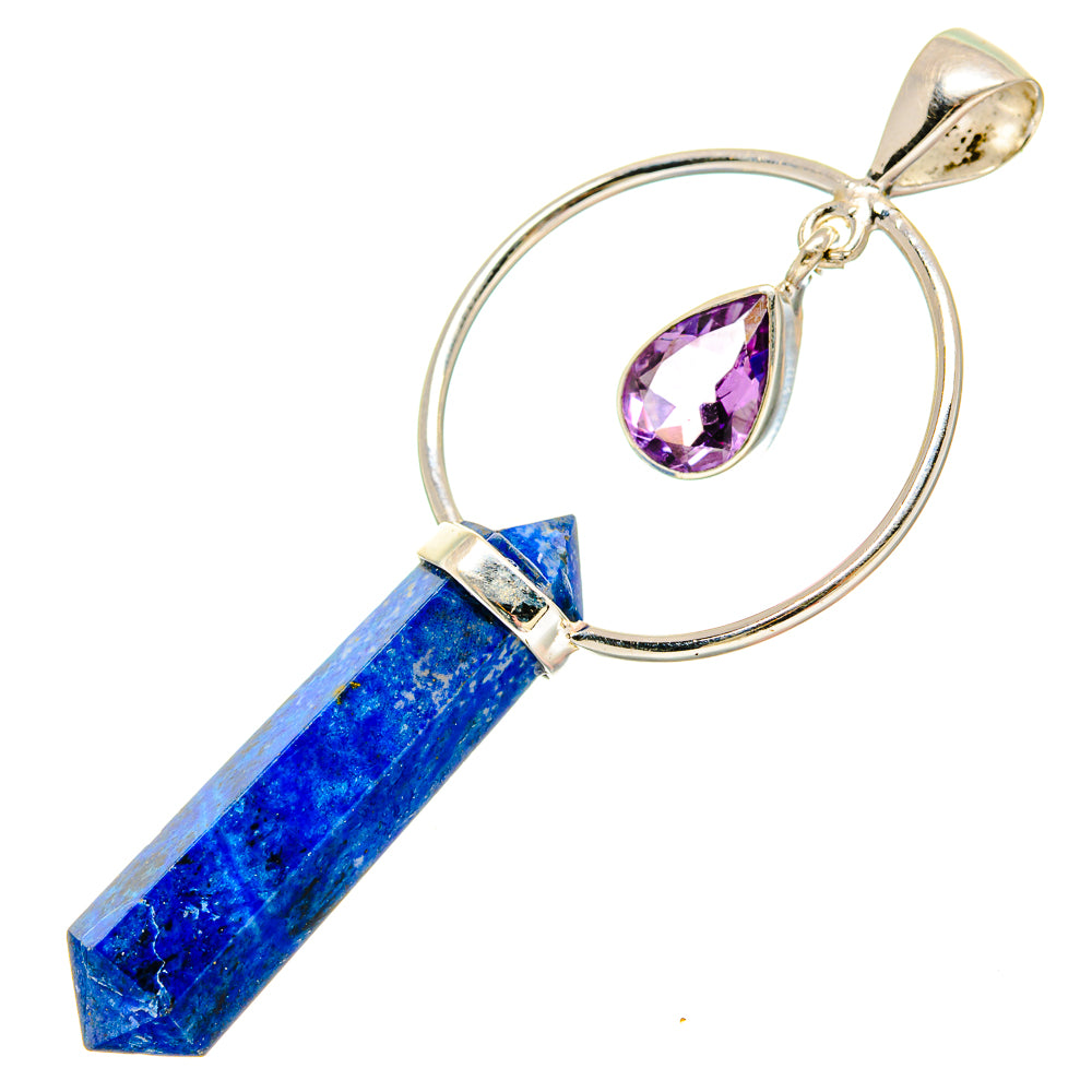 Lapis Lazuli Pendants handcrafted by Anasilvercos - PD16963