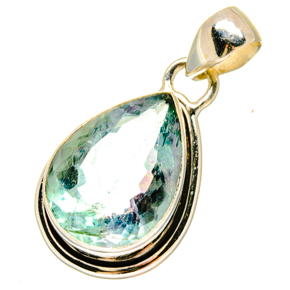 Blue Fluorite Pendants handcrafted by Anasilvercos - PD16965