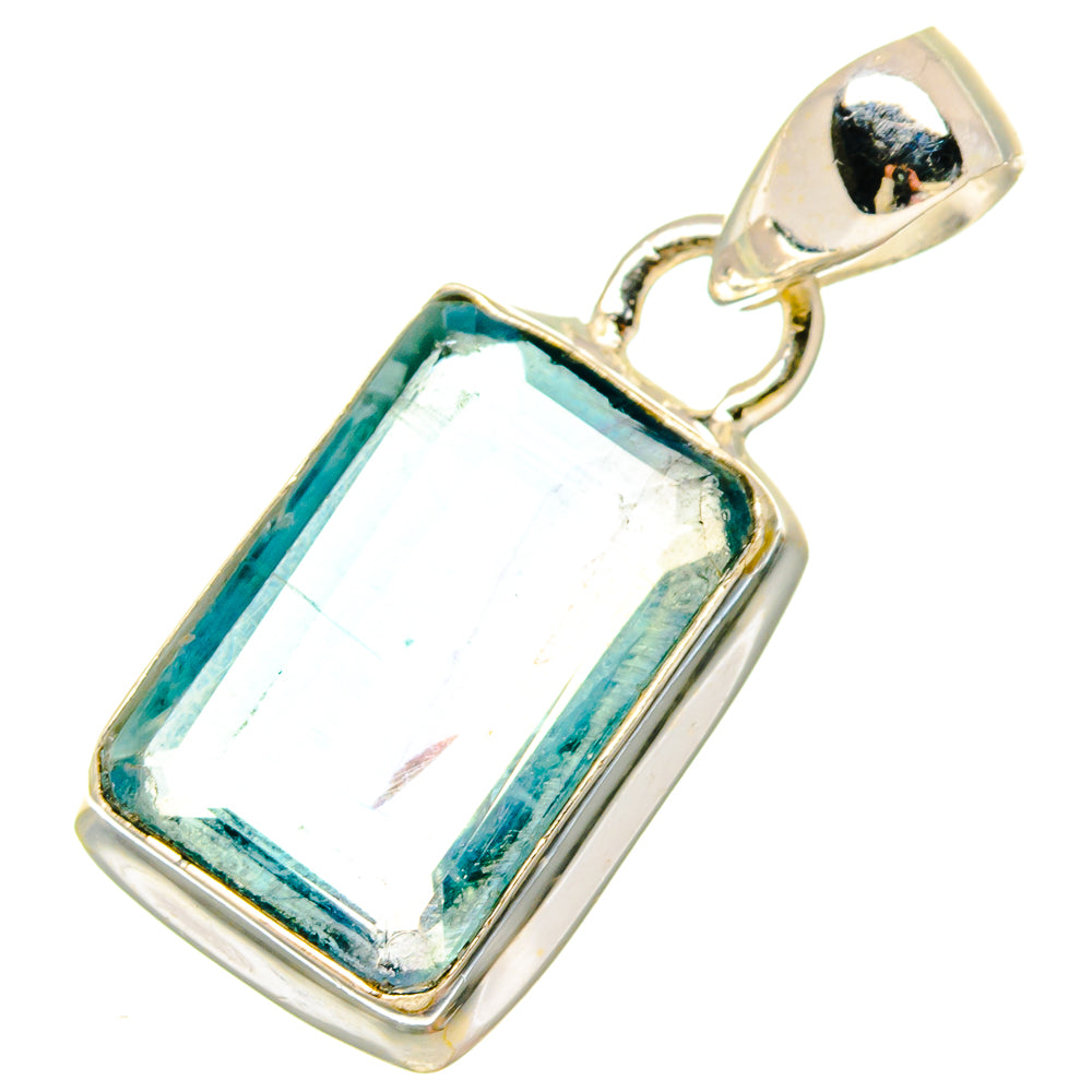 Blue Fluorite Pendants handcrafted by Anasilvercos - PD16968