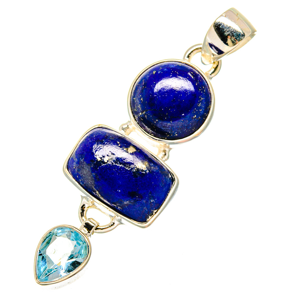 Lapis Lazuli Pendants handcrafted by Anasilvercos - PD16970