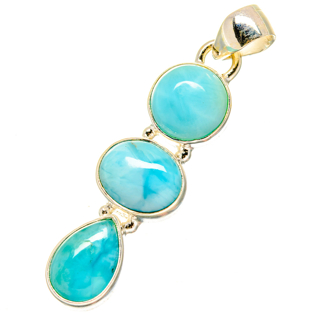 Larimar Pendants handcrafted by Anasilvercos - PD16972