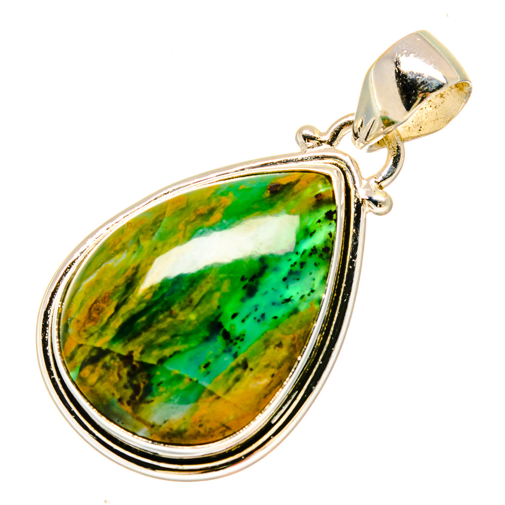 Peruvian Opal Pendants handcrafted by Anasilvercos - PD16973