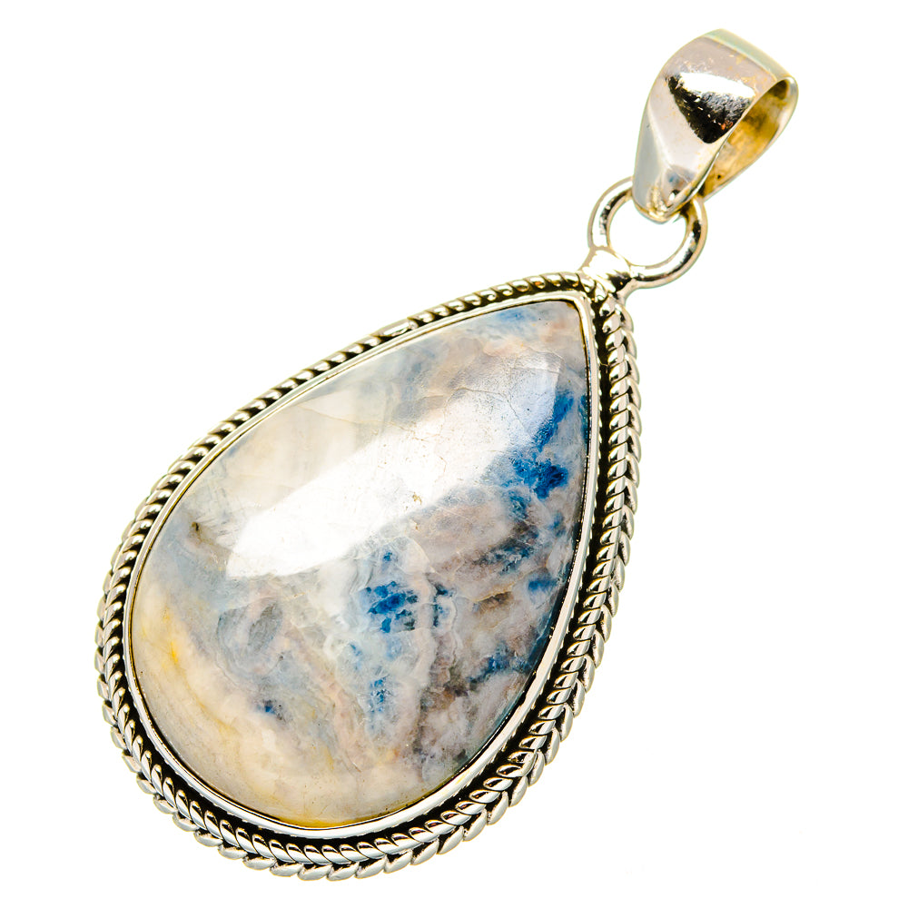 Blue Scheelite Pendants handcrafted by Anasilvercos - PD16982