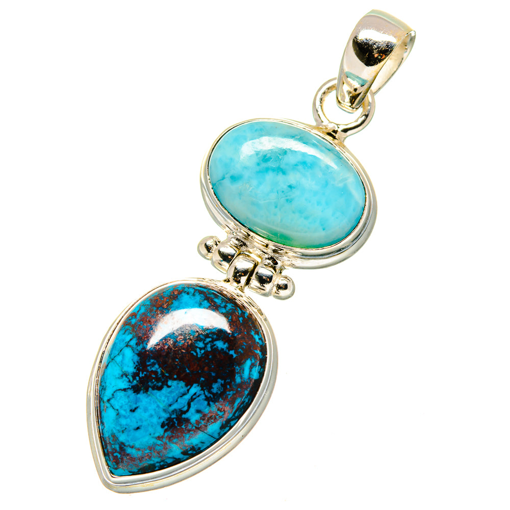 Shattuckite Pendants handcrafted by Anasilvercos - PD16985