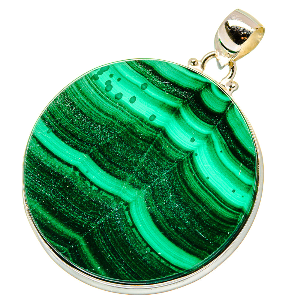 Malachite Pendants handcrafted by Anasilvercos - PD16989