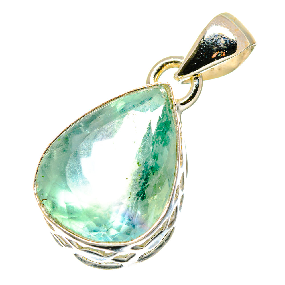 Green Fluorite Pendants handcrafted by Anasilvercos - PD16990