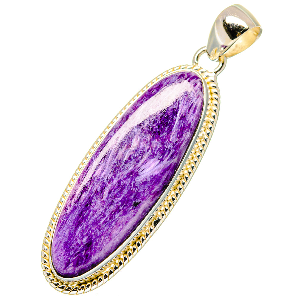 Charoite Pendants handcrafted by Anasilvercos - PD17005