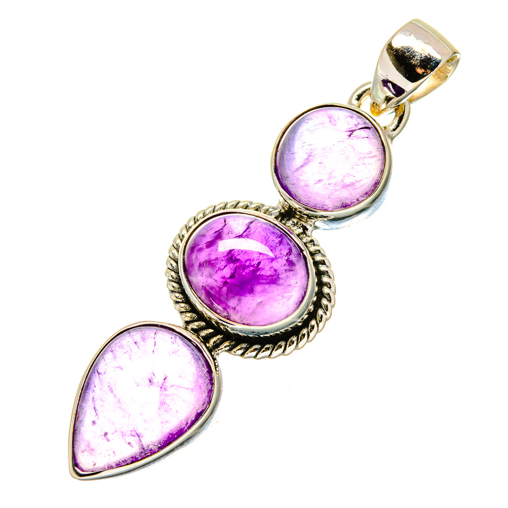 Amethyst Pendants handcrafted by Anasilvercos - PD17006