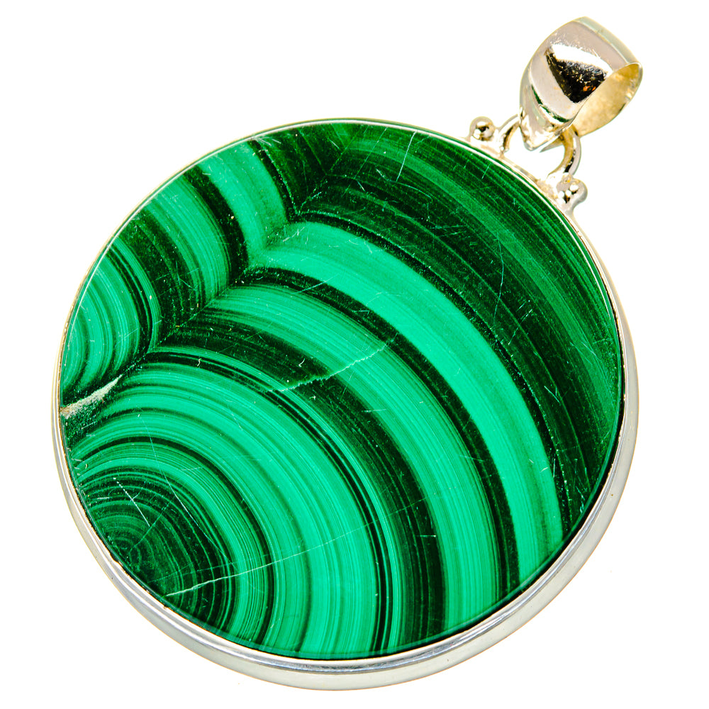 Malachite Pendants handcrafted by Anasilvercos - PD17033