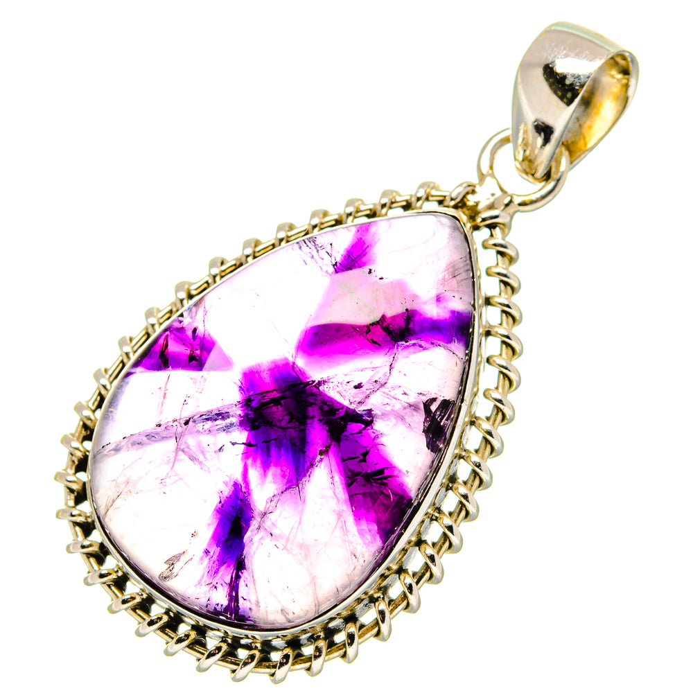Star Amethyst Pendants handcrafted by Anasilvercos - PD17042