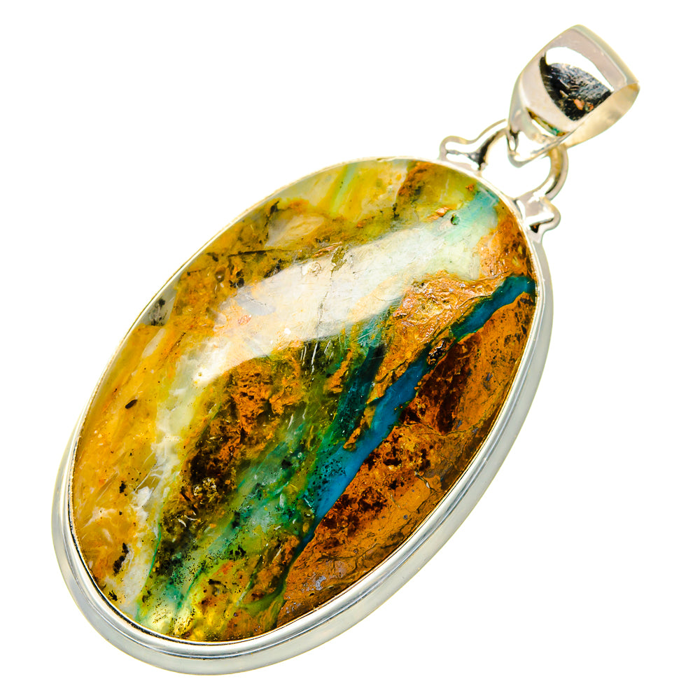 Peruvian Opal Pendants handcrafted by Anasilvercos - PD17059