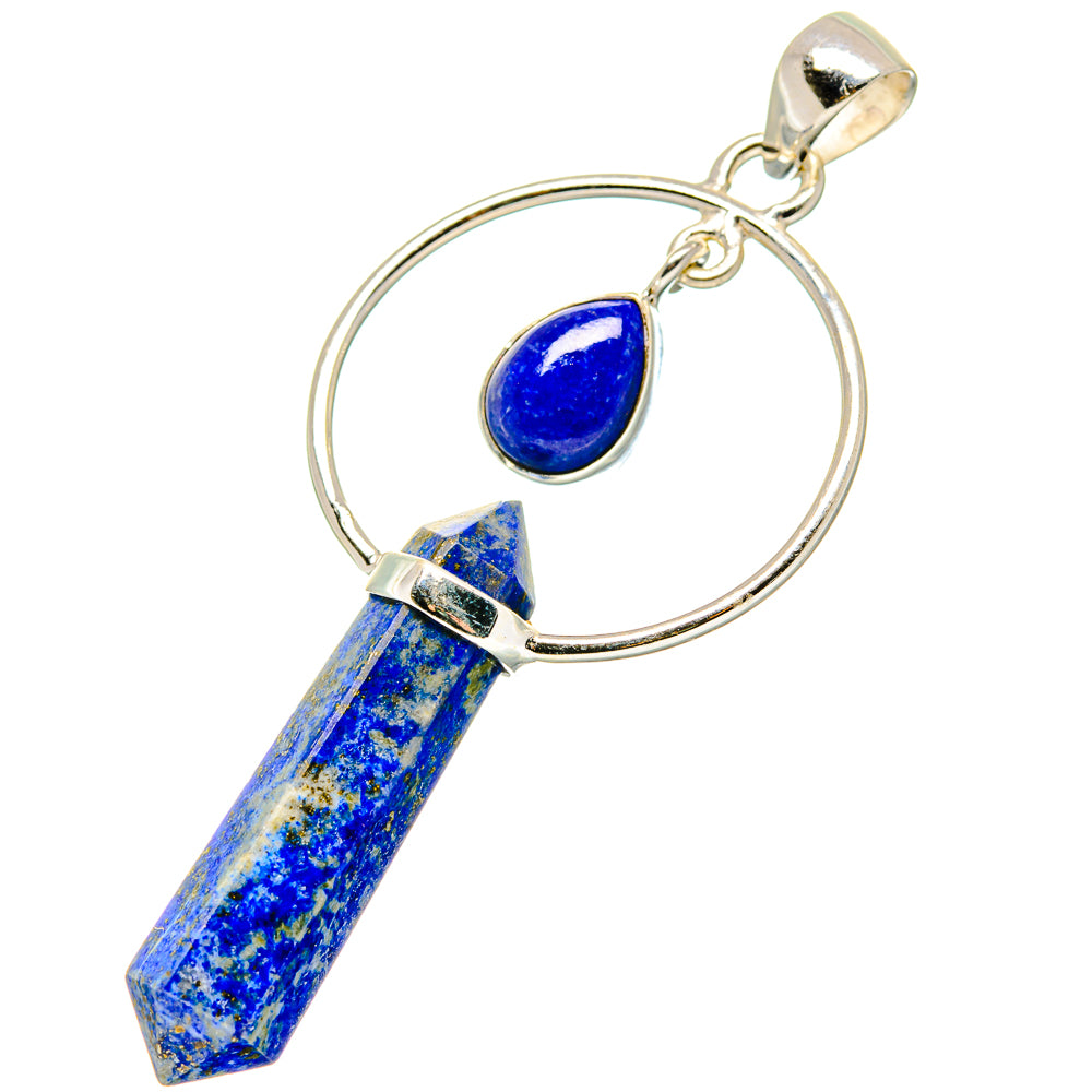 Lapis Lazuli Pendants handcrafted by Anasilvercos - PD17061