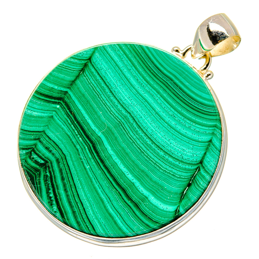 Malachite Pendants handcrafted by Anasilvercos - PD17069