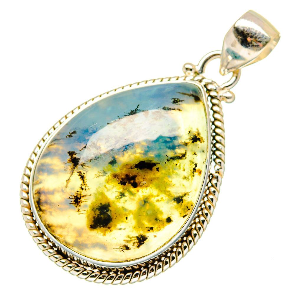 Peruvian Opal Pendants handcrafted by Anasilvercos - PD17093